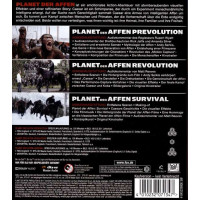 Planet der Affen:  Trilogie (BR) 3Disc Min:  /DD5.1/WS - Fox 8452299DE - (Blu-ray Video / Science Fiction)