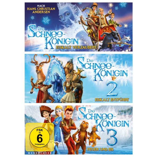 Schneekönigin 1-3 BOX (DVD) 3Disc Min: 235DD5.1WS - Al!ve 88985468469 - (DVD Video / Sonstige / unsortiert)