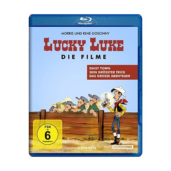 Lucky Luke - Spielfilm Edition (BR) 3Disc - STUDIOCANAL 4006680086651 - (Blu-ray Video / Western)