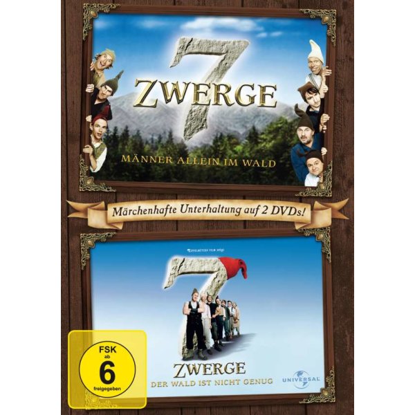 7 Zwerge: Männer allein im Wald + Der Wald ist nicht genug - Universal Pictures  - (DVD Video / Komödie)