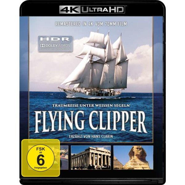 Flying Clipper - Traumreise unter weißen Segeln (Ultra HD Blu-ray) - ALIVE AG 8032499 - (Ultra HD Blu-ray / Dokumentation)