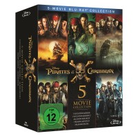 Fluch der Karibik  1-5 Collection (BR) Pirates of the Caribbean, 5Disc - LEONINE Distribution BGH0035704 - (Blu-ray Video / Abenteuer)