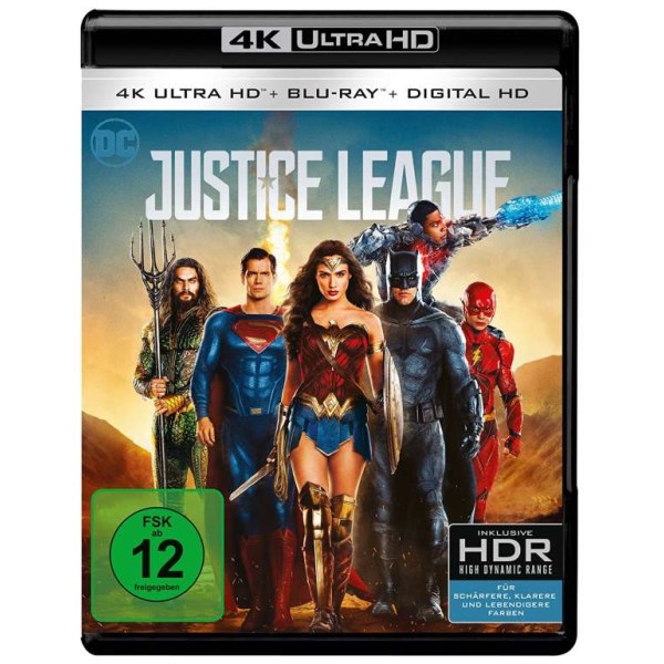 Justice League (Ultra HD Blu-ray & Blu-ray) - Warner Home Video Germany 1000696603 - (Ultra HD Blu-ray / Action)