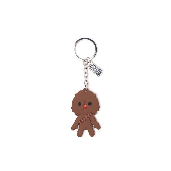 Star Wars - Chewbacca Rubber Keychain - Difuzed KE080701STW - (Small Accessories / Gummi Schlüsselanhänger)