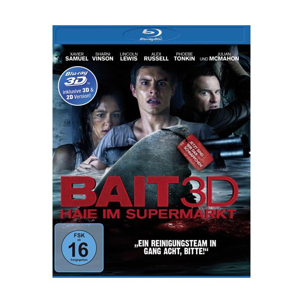 Bait - Haie im Supermarkt (BR) 3D/2D Min: 93/DD5.1/WS - LEONINE 88883721469 - (Blu-ray Video / Horror)