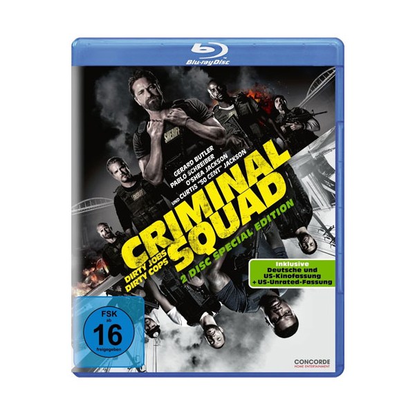 Criminal Squad (BR) SE  2Disc Dirty Jobs Dirty Cops, Min: 125/DD5.1/WS - Concorde 4266 - (Blu-ray Video / Action)