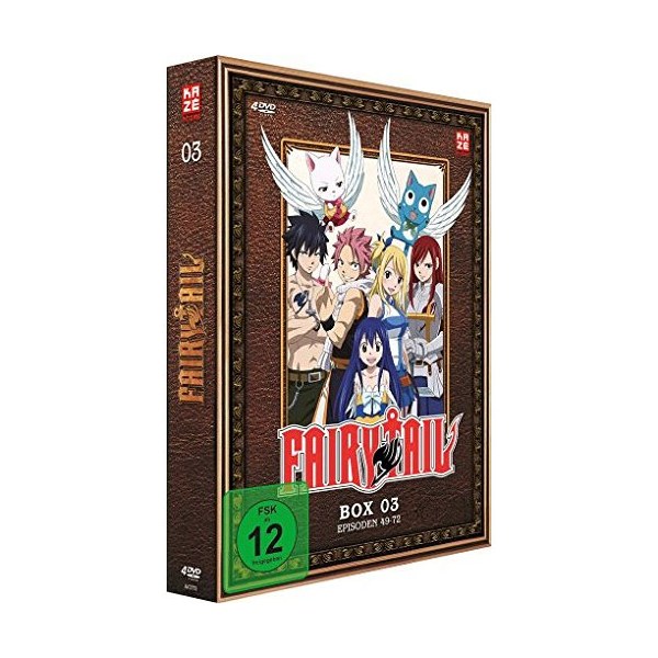 Fairy Tail: TV-Serie - Box #3 (DVD) 4Disc, Episoden 49-72 - AV-Vision AV2773 - (DVD Video / Anime)