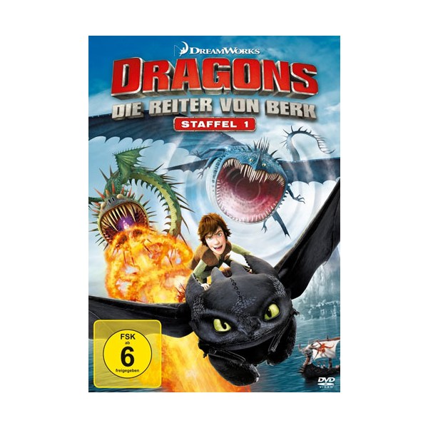 Dragons - Staffel #1 (DVD) 4DVDs Die Reiter von Berk, Dreamworks - Universal Picture  - (DVD Video / ANIMATION)