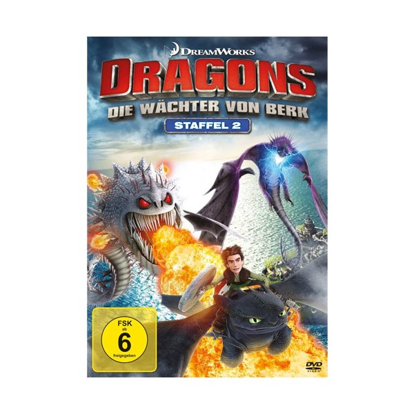 Dragons - Staffel #2 (DVD) 4DVDs Die Wächter von Berk, Dreamworks - Universal Picture  - (DVD Video / ANIMATION)