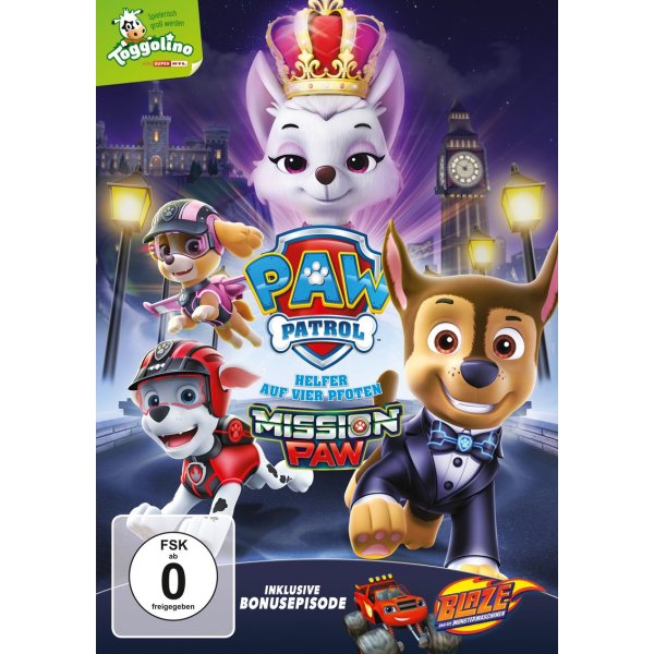 Paw Patrol: Mission Paw (DVD) Min: 81/DD5.1/WS - Paramount/CIC 8314921 - (DVD Video / ANIMATION)