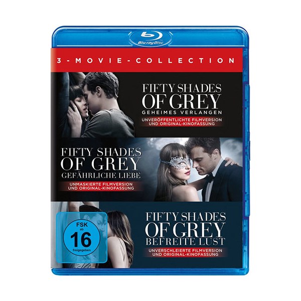 Fifty Shades of Grey  Movie Col. (BR) 3Disc Movie Collection, +UV - Universal Picture 8315287 - (Blu-ray Video / Drama)