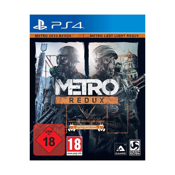 Metro REDUX  PS-4  NEUAUFLAGE Metro Last Light + Metro 2033 - Deep Silver 1027331 - (SONY® PS4 / Shooter)