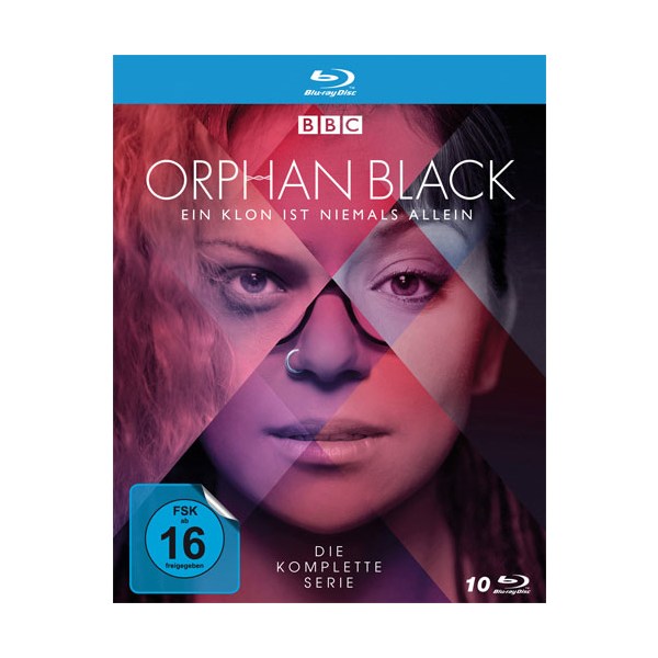 Orphan Black - Kompl. Serie (BR) 10Disc Min: 2250/DD/WS Staffel 1-5, 50 Episoden - WVG Medien  - (Blu-ray Video / TV-Serie)