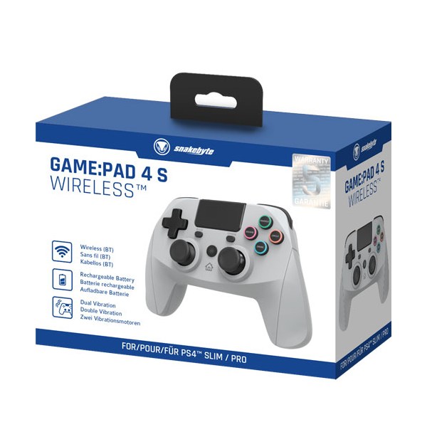 PS4 Controller  Game:Pad 4S wirel. grey Snakebyte  Bluetooth - Snakebyte  - (SONY® PS4 Hardware / Zubehör)