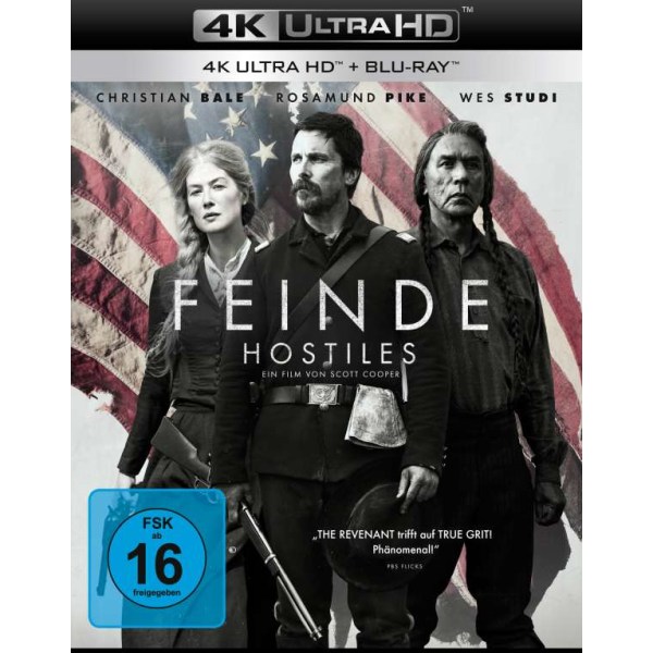 Feinde - Hostiles (UHD+BR) 2Disc Min: 134DD5.1WS - Universum Film  UFA UF02044 - (Ultra HD Blu-ray / sonstige / unsoriert)