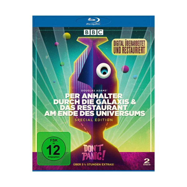 Per Anhalter durch die Galaxis 1&2 (BR) Restaurant am Ende des Universums, -DP- - LEONINE  - (Blu-ray Video / Science Fiction)