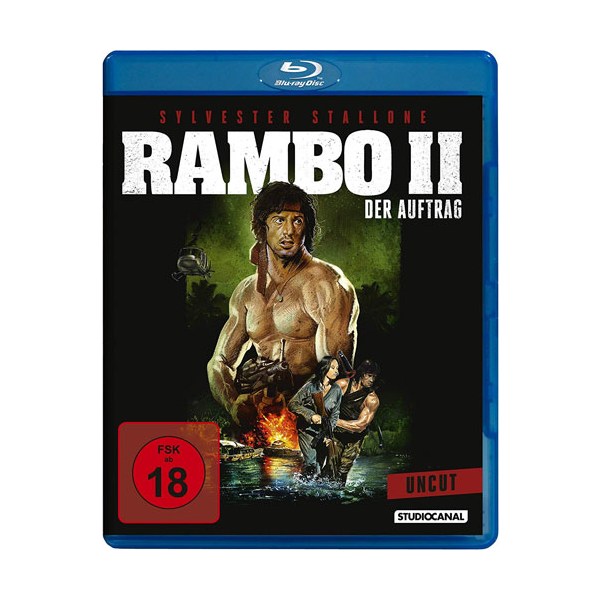 Rambo 2 (BR)  Der Auftrag  -uncut- KJ Min: 96/DS/WS  Digital Remastered - STUDIOCANAL  - (Blu-ray Video / Action)