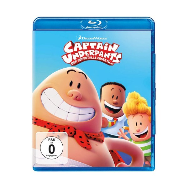 Captain Underpants (BR) Der supertollste erste Film, Neues Cover - Universal (DVD)  - (Blu-ray Video / ANIMATION)