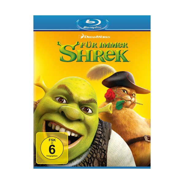 Shrek #4 (BR) Für immer Shrek Min: 93/DD5.1/WS Dreamworks, Neues Cover - Universal Picture  - (Blu-ray Video / ANIMATION)