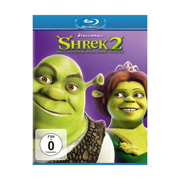 Shrek #2 (BR) Tollk. Held kehrt zurück Min: 93/DD5.1/WS Dreamworks, Neues Cover - Universal Picture  - (Blu-ray Video / ANIMATION)