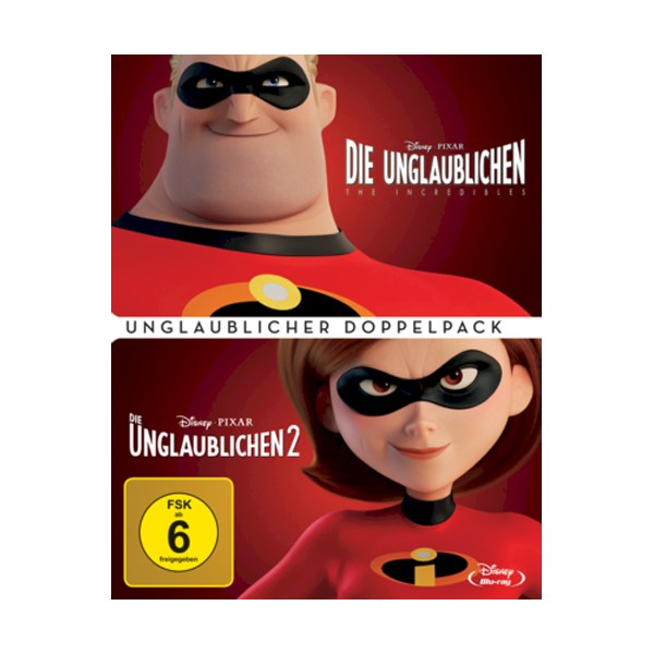 Unglaublichen, Die  1&2 (BR) Doppelpack  Min:  /DD5.1/WS     2Disc - Disney  - (Blu-ray Video / ANIMATION)