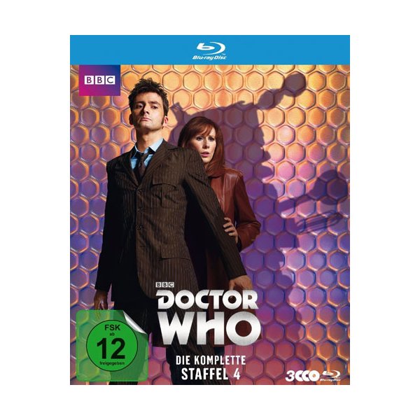 Doctor Who - Staffel #4 (BR) 3Disc  Komplettbox, 3Disc - Polyband & Toppic 7736531POY - (Blu-ray Video / TV-Serie)