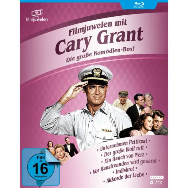 Cary Grant - Die große Komödien-Box (Blu-ray) - Fernsehjuwelen GmbH  - (Blu-ray Video / Komödie)