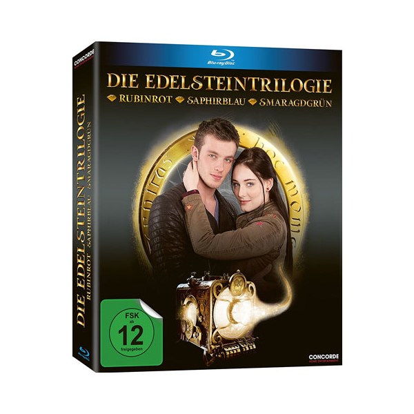 Edelstein-Trilogie (BR)  3Discs Rubinrot / Saphirblau / Smaragdgrün - Concorde  - (Blu-ray Video / Fantasy)