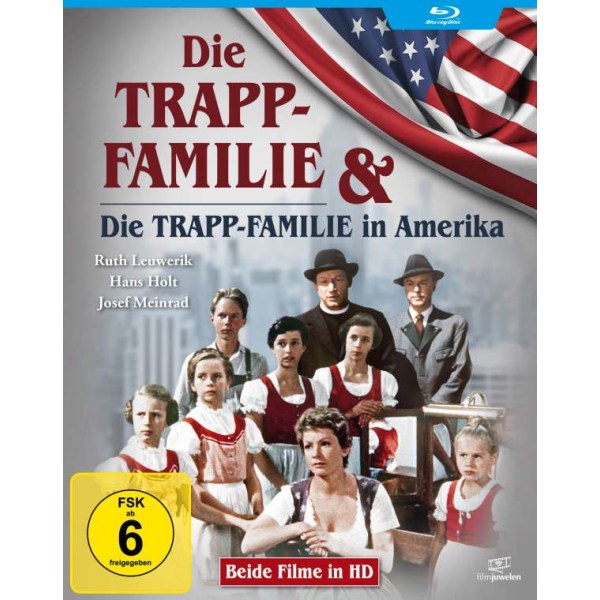 Die Trapp-Familie / Die Trapp-Familie in Amerika (Blu-ray) - Dirk Brocker  - (Blu-ray Video / Drama)