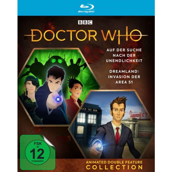 Doctor Who - Dreamland: Invasion der Area 51 / Auf der Suche nach der Unendlichkeit (Blu-ray) - WVG Medien  - (Blu-ray Video / ANIMATION)