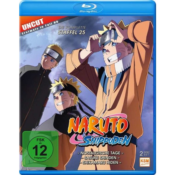 Naruto Shippuden - Staffel 25 (BR) 2Disc Nostalgische Tage, Episoden 700-713 - KSM  - (Blu-ray Video / Anime)