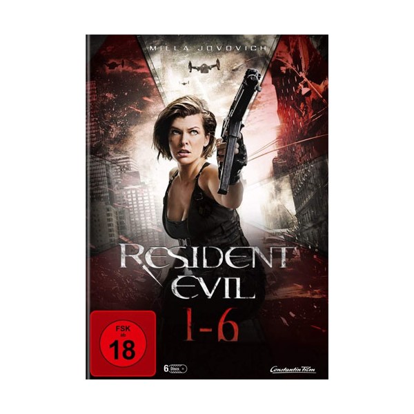 Resident Evil:  1-6 Movie Col.(DVD) 6DVD Limitierte Auflage - Highlight  - (DVD Video / Horror)