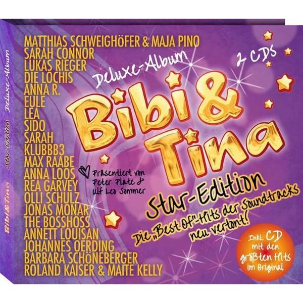 Bibi & Tina Star-Edition: Die Best-Of-Hits der Soundtracks neu vertont! (Deluxe-Edition) - Kiddinx  - (CD / B)