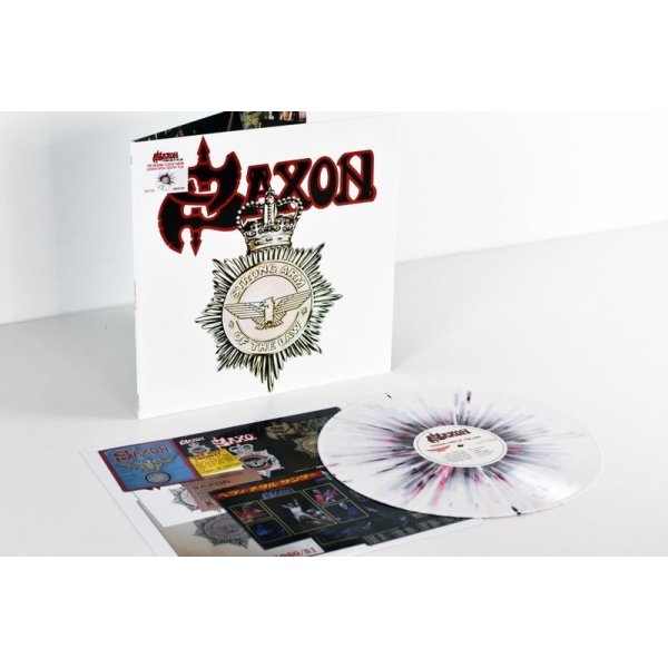 Saxon: Strong Arm Of The Law (White W/ Red & Black Splatter Vinyl) - BMG Rights  - (Vinyl / Rock (Vinyl))