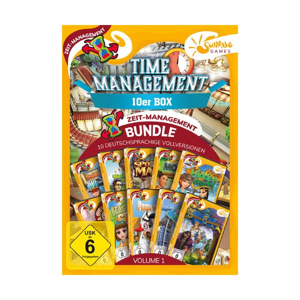 Time Management 10-er Box  PC  Vol. 1 SUNRISE - Sunrise  - (PC Spiele / Sammlung)