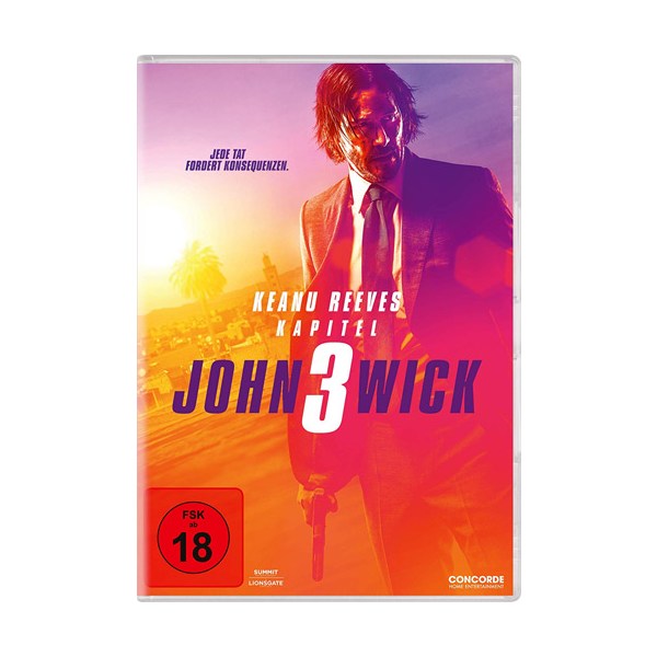 John Wick #3 (DVD)  Kapitel 3 Min: 127/DD5.1/WS - Concorde  - (DVD Video / Action)