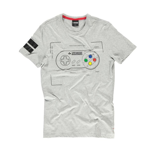 Nintendo - Super Power Mens T-shirt - Nintendo TS241058NTN - (T-shirts and Tops / Short Sleeved T-shirts)