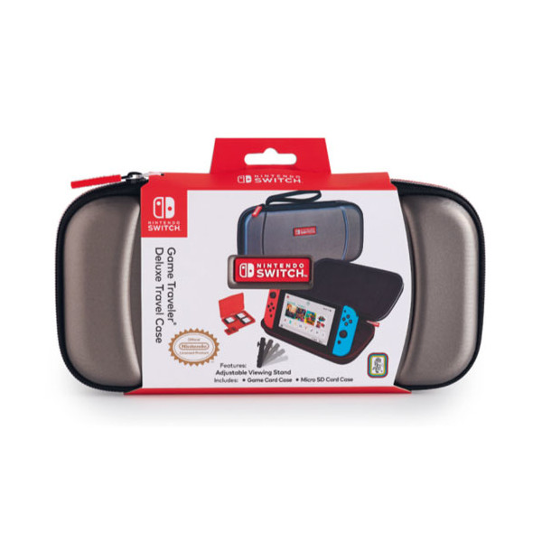 Switch Travel Case NNS28T (titan) offiziell lizenziert - Bigben Interactive  - (Nintendo Switch Hardware / Zubehör)