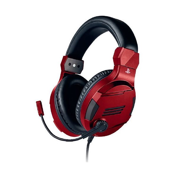 PS4 Headset Stereo V3 red offizielle Playstation Lizenz - Bigben Interactive  - (SONY® PS4 Hardware / Zubehör)