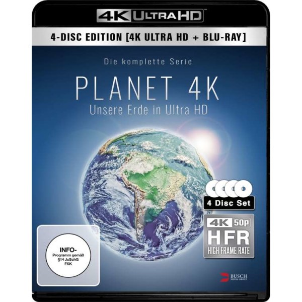 Planet 4K - Unsere Erde in Ultra HD (Ultra HD Blu-ray & Blu-ray) - ALIVE AG  - (Blu-ray Video / Dokumentation)