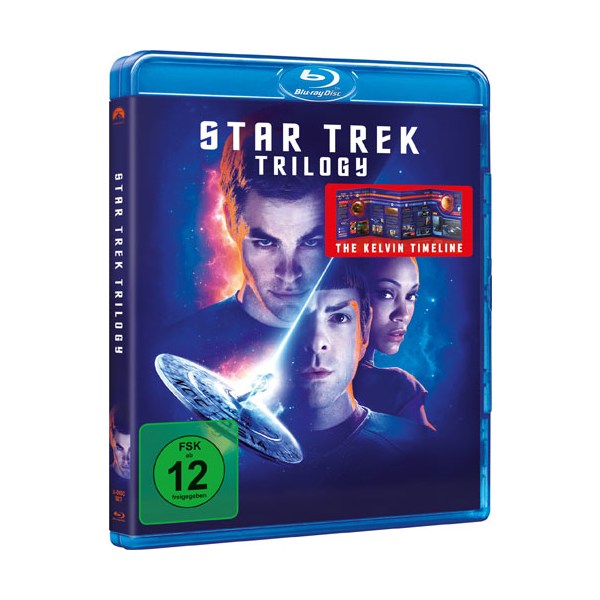 STAR TREK - Three Movie Collection (BR) Min: 381/DD5.1/WS 3Disc, Filme: 11/12/13 - Paramount/CIC  - (Blu-ray Video / Science Fiction)