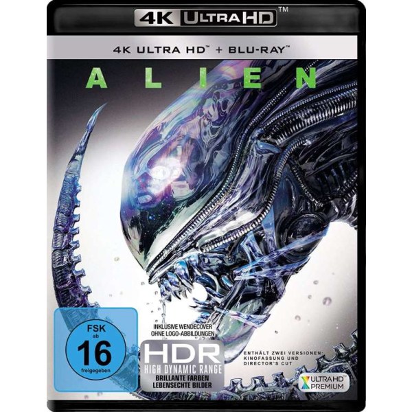 Alien 1 (Ultra HD Blu-ray & Blu-ray): - Twentieth Century Fox Home Entertainment  - (Ultra HD Blu-ray / Science Fiction)