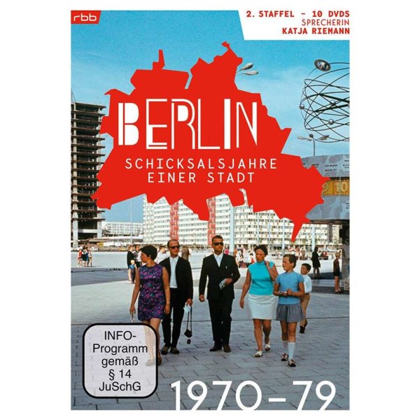 Berlin - Schicksalsjahre einer Stadt Staffel 2 (1970-1979) - OneGate Media GmbH  - (DVD Video / Dokumentation)