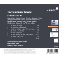 Hans Werner Henze (1926-2012): Symphonie Nr.9 für Chor & Orchester - Wergo  - (CD / S)