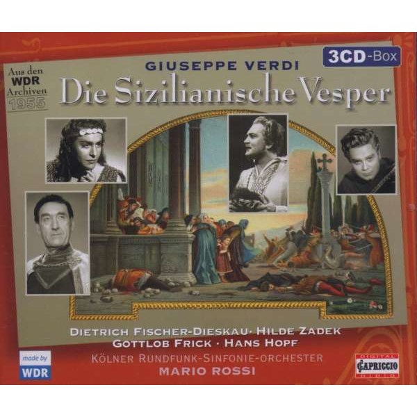 Giuseppe Verdi (1813-1901): I Vespri Siciliani (in dt.Spr.) - Capriccio  - (CD / Titel: H-Z)