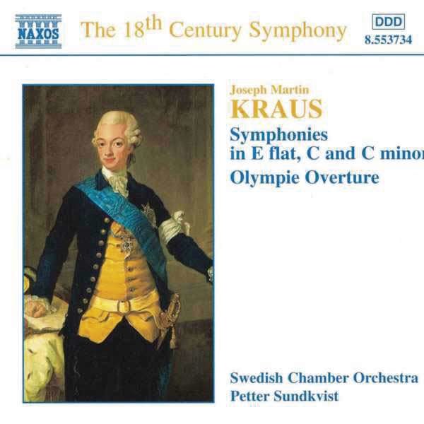 Josef Martin Kraus (1756-1792): Symphonien c-moll,C-Dur,Es-Dur -   - (CD / Titel: H-Z)