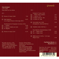 Franz Schubert (1797-1828): Klavierwerke zu vier Händen - Gramola  - (CD / Titel: H-Z)