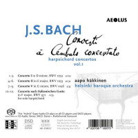 Johann Sebastian Bach (1685-1750): Cembalokonzerte Vol.1 -   - (Classic / SACD)