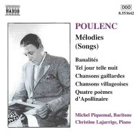 Francis Poulenc (1899-1963): Lieder - Naxos  - (CD /...