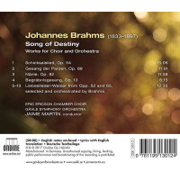 Johannes Brahms (1833-1897): Chorwerke "Song of...